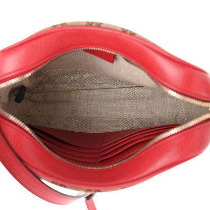 Gucci Monogram Mini Bree Messenger Bag Red 5 of 10