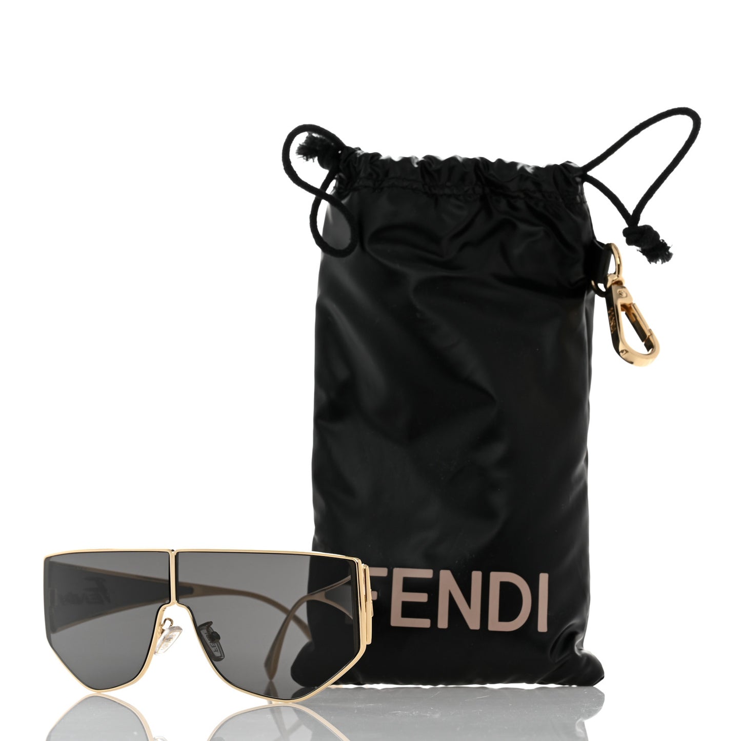 Metal Disco Geometric Sunglasses FE 40051/U Gold