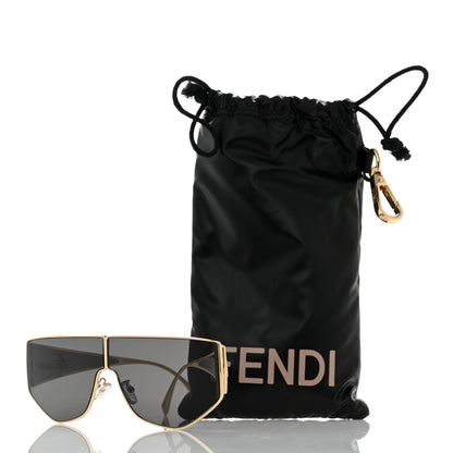 Fendi Metal Disco Geometric Sunglasses FE 40051/U Gold 7 of 7