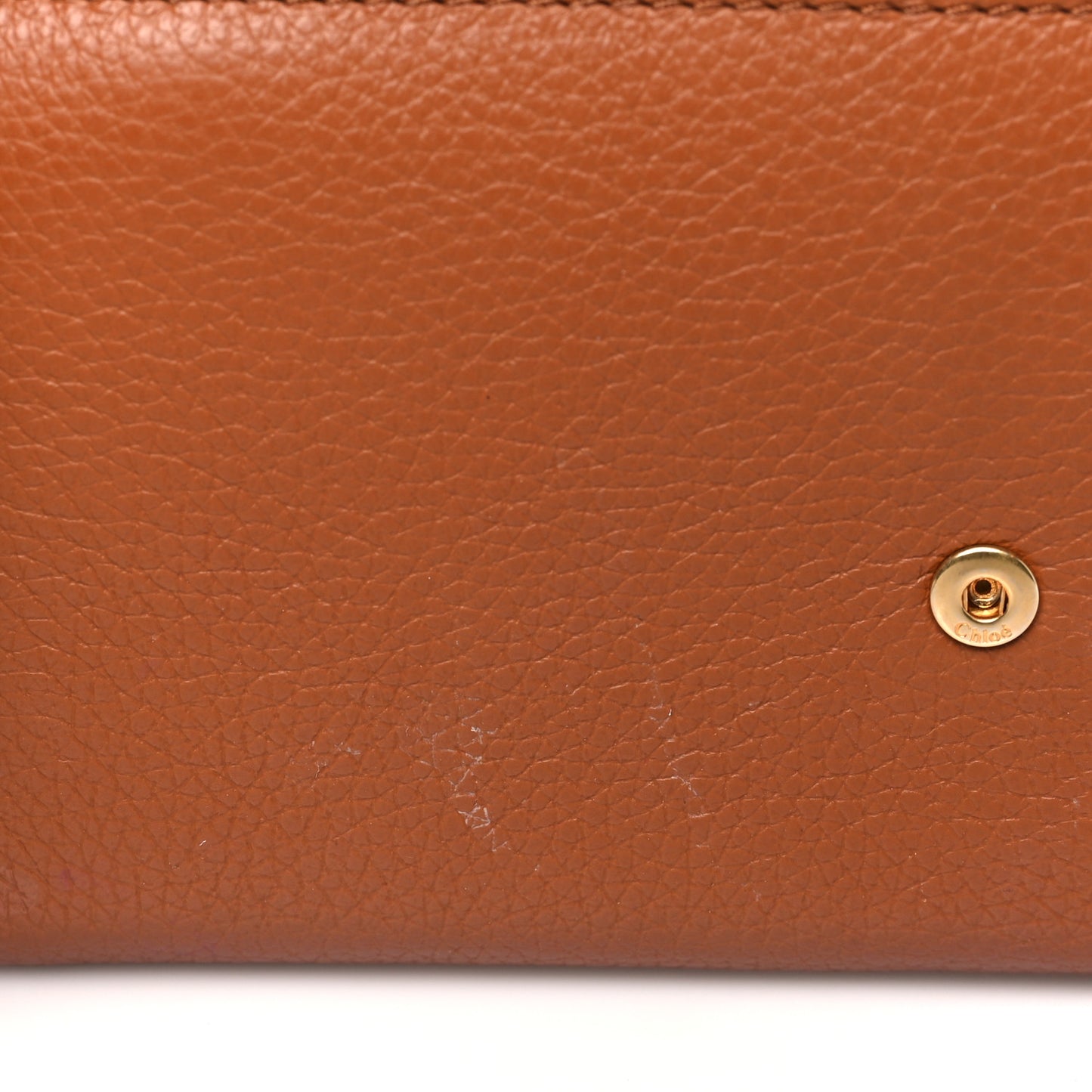 Calfskin Marcie Continental Flap Wallet Tan