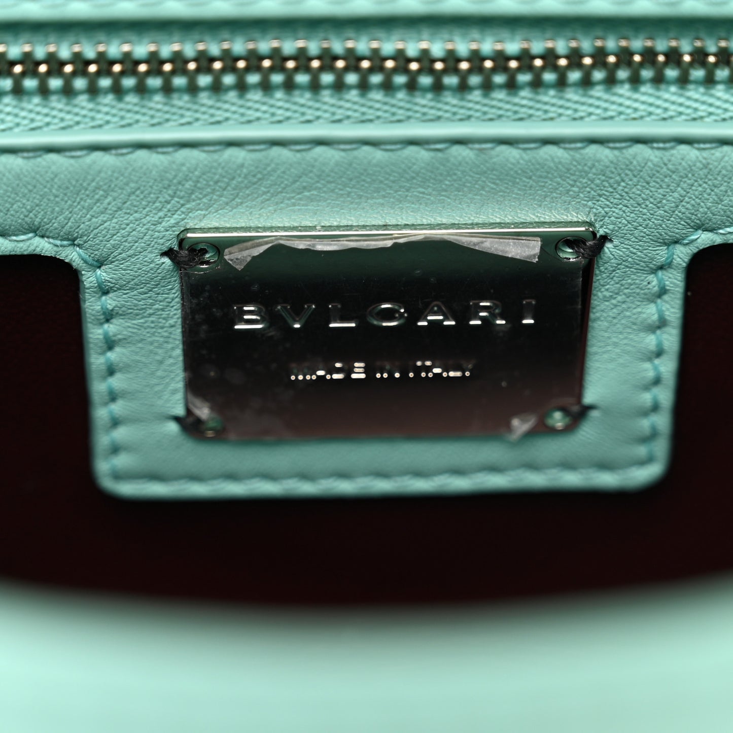Calfskin Matelasse Small Serpenti Cabochon Shoulder Bag Turquoise