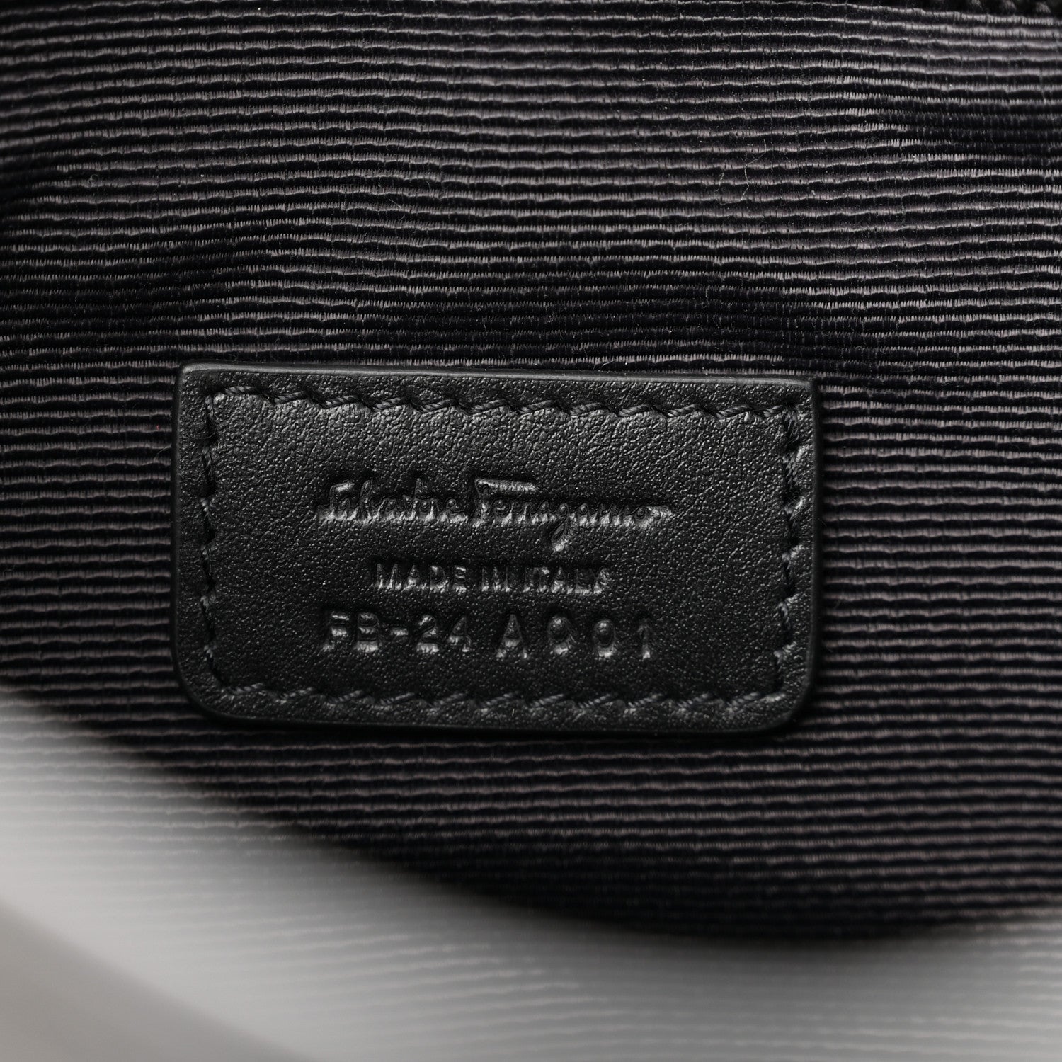 Salvatore Ferragamo Calfskin Firenze Crossbody Bag Black 6 of 9