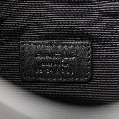 Salvatore Ferragamo Calfskin Firenze Crossbody Bag Black 6 of 9