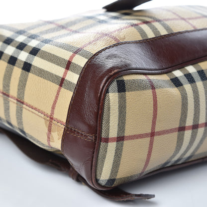 Burberry Haymarket Check Backpack 8 of 10