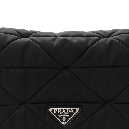 Prada Re-Nylon Quilted Padded Flap Shoulder Bag Black 9 of 11