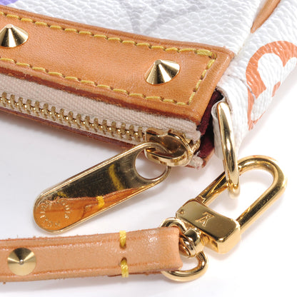 Louis Vuitton Monogram Multicolor Pochette Accessories White 5 of 9