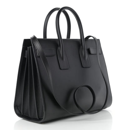Saint Laurent Calfskin Small Sac De Jour Black 3 of 10