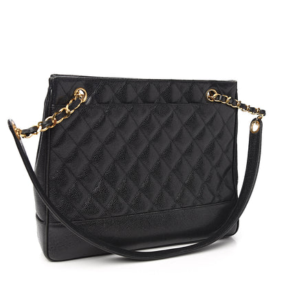 Chanel Caviar Quilted Shoulder Bag Black 2 of 11