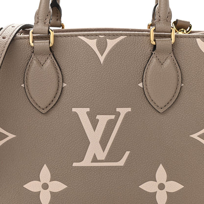 Louis Vuitton Empreinte Monogram Giant Onthego PM Tourterelle Creme 8 of 10