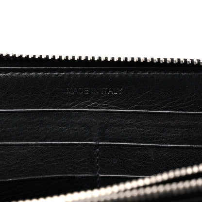 Prada Tessuto Nylon Logo Zip Around Wallet Black 7 of 10