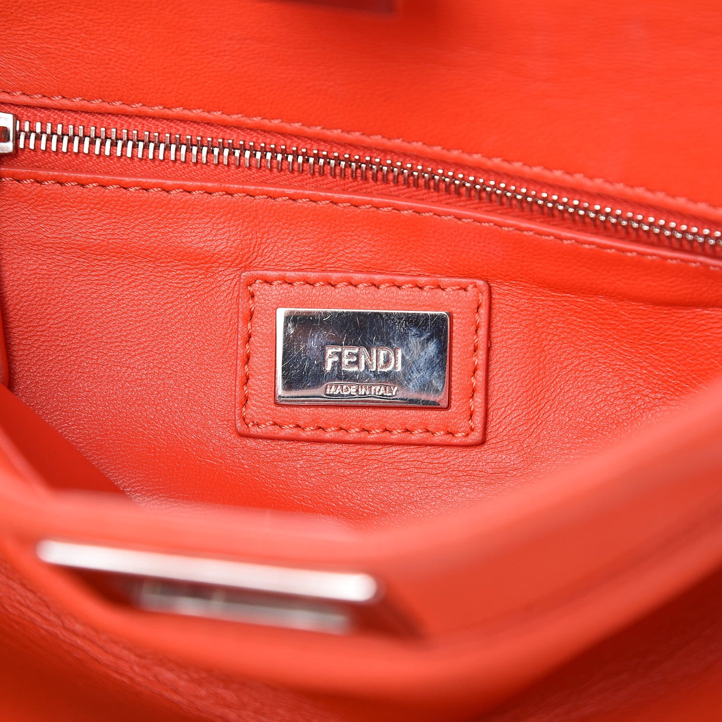 Nappa Mini Peekaboo Iconic Satchel Papavero