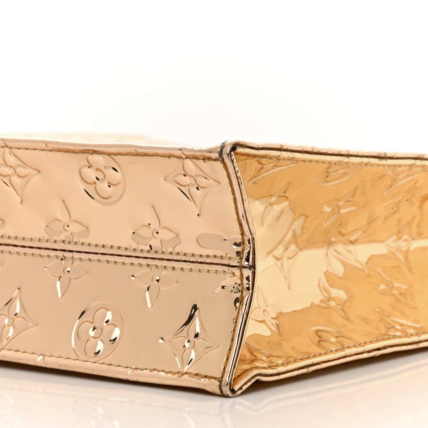 Louis Vuitton Monogram Miroir Sac Plat Gold 10 of 17