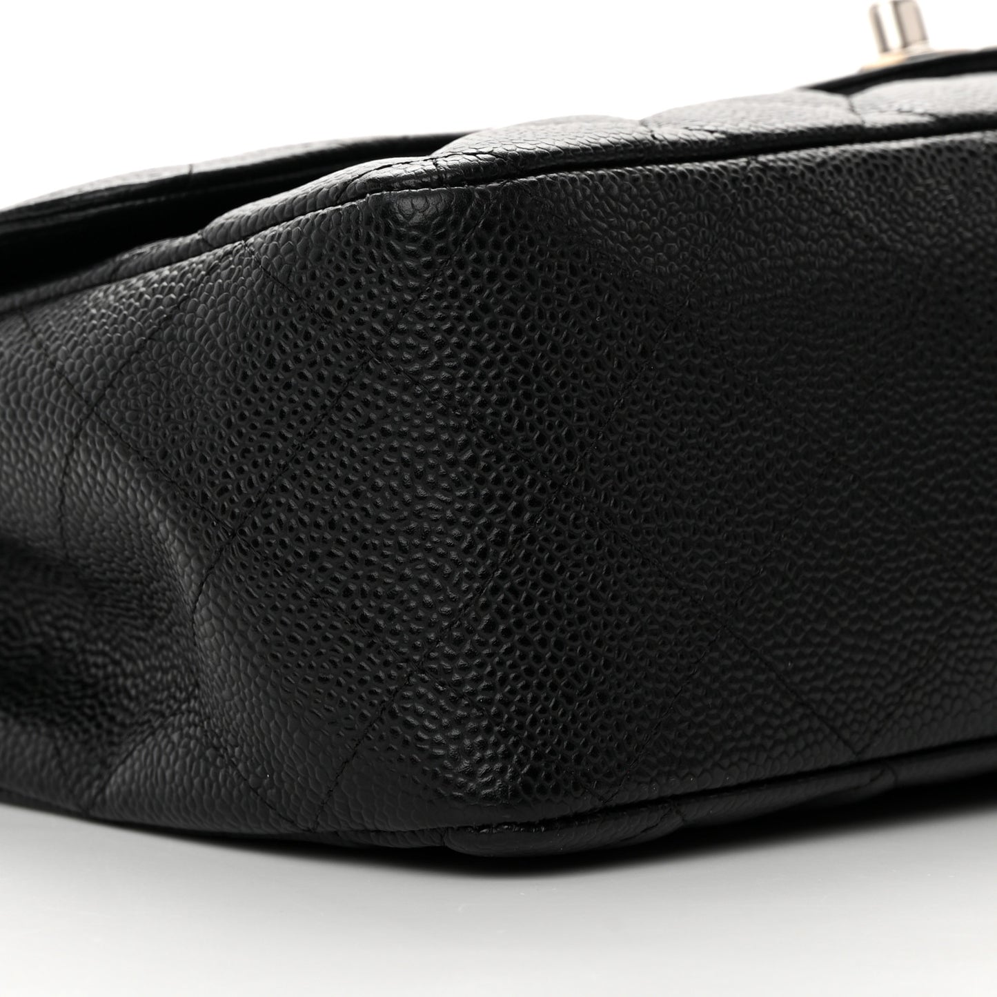 Caviar Quilted Jumbo Single Flap Black