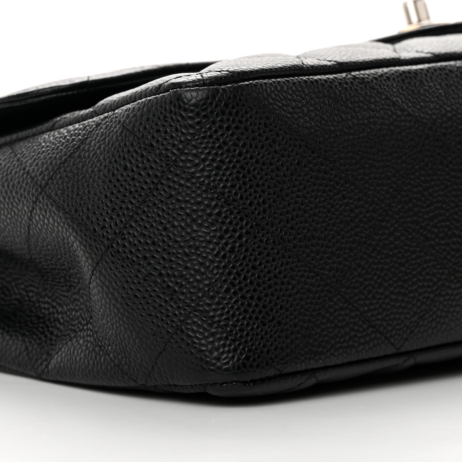 Chanel Caviar Quilted Jumbo Single Flap Black 9 of 16