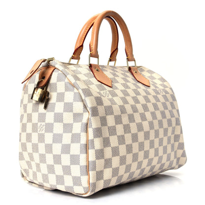 Louis Vuitton Damier Azur Speedy 30 2 of 4