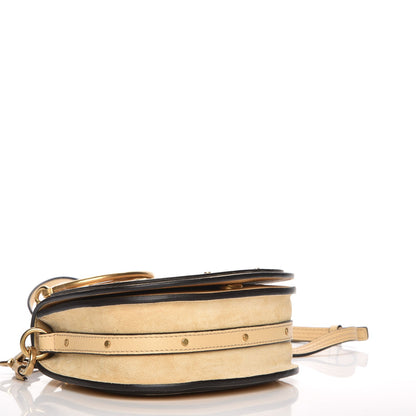 Chloe Calfskin Suede Small Nile Bracelet Bag Subtle Yellow 4 of 8