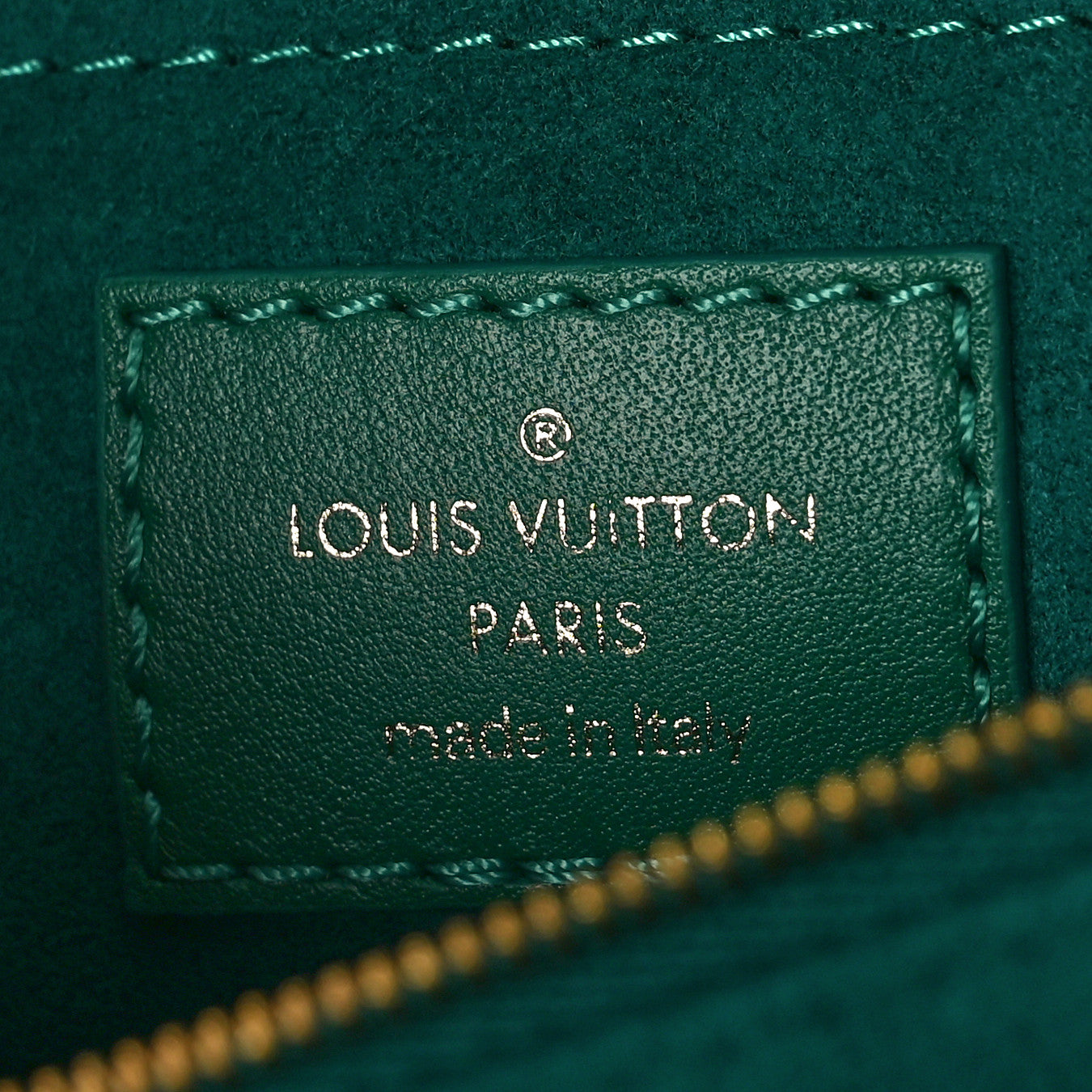 Louis Vuitton Calfskin New Wave Chain Bag MM NM Emerald 6 of 8