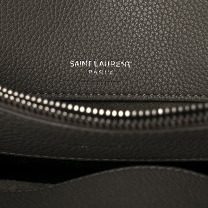 Saint Laurent Grained Calfskin Small Supple Sac De Jour Kaki Militaire 6 of 10