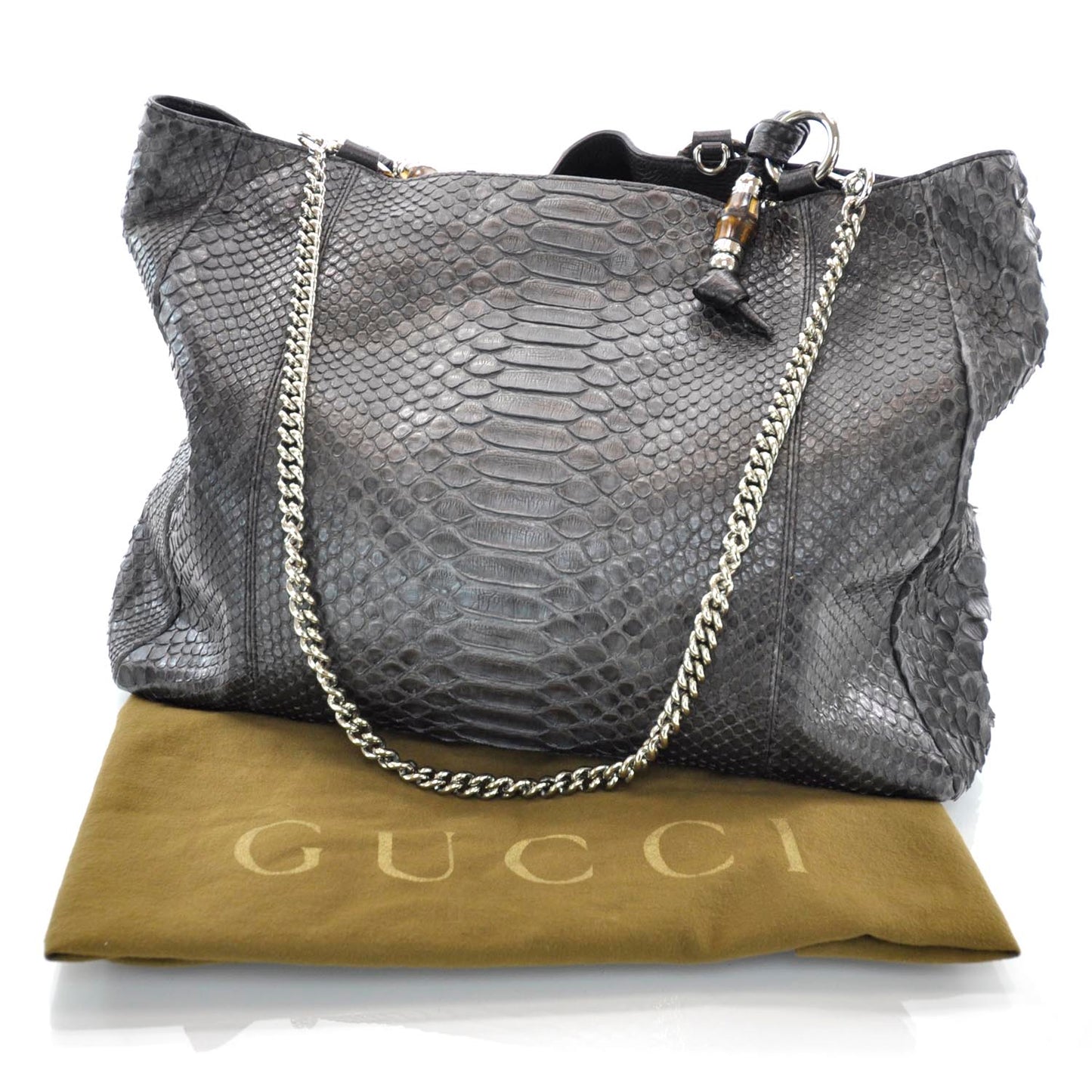 Python Large Jungle Tote Grey