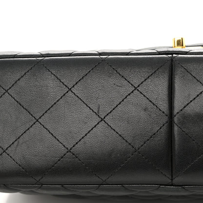 Chanel Lambskin Quilted Jumbo Double Flap Black 20 of 20