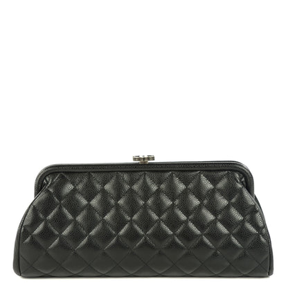 Chanel Caviar Quilted Timeless Clutch Black 1 of 8