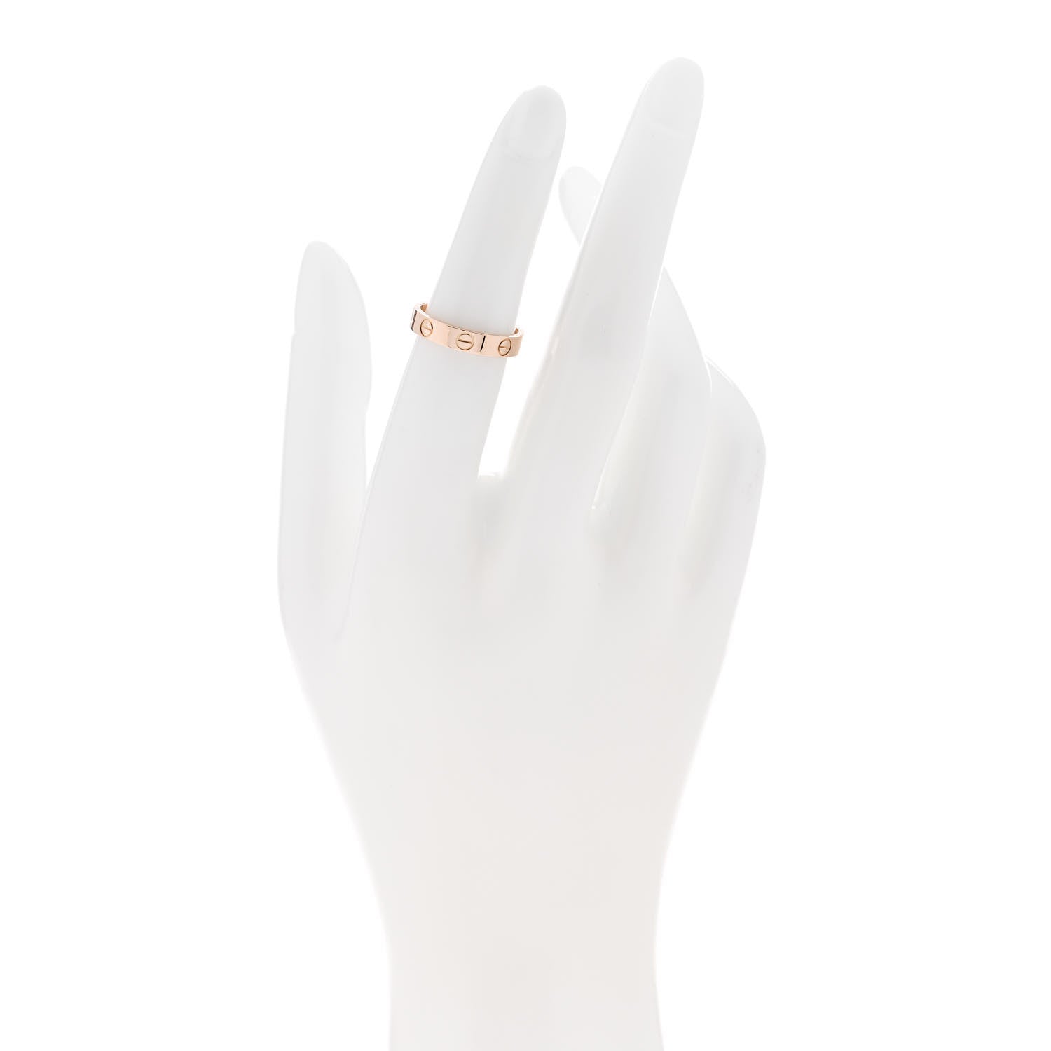 Cartier 18K Pink Gold 3.5mm LOVE Wedding Band Ring 50 5.25 2 of 4