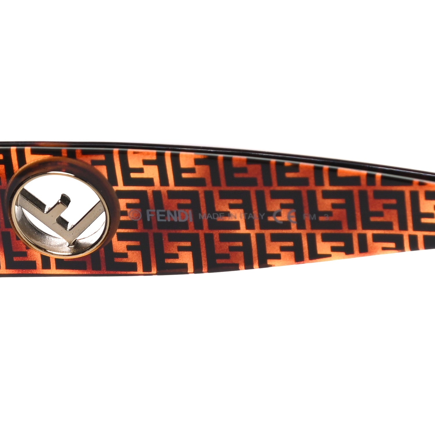 Fendi Acetate F is Fendi FF 51mm Sunglasses 0327/S Tortoise Camouflage 5 of 7