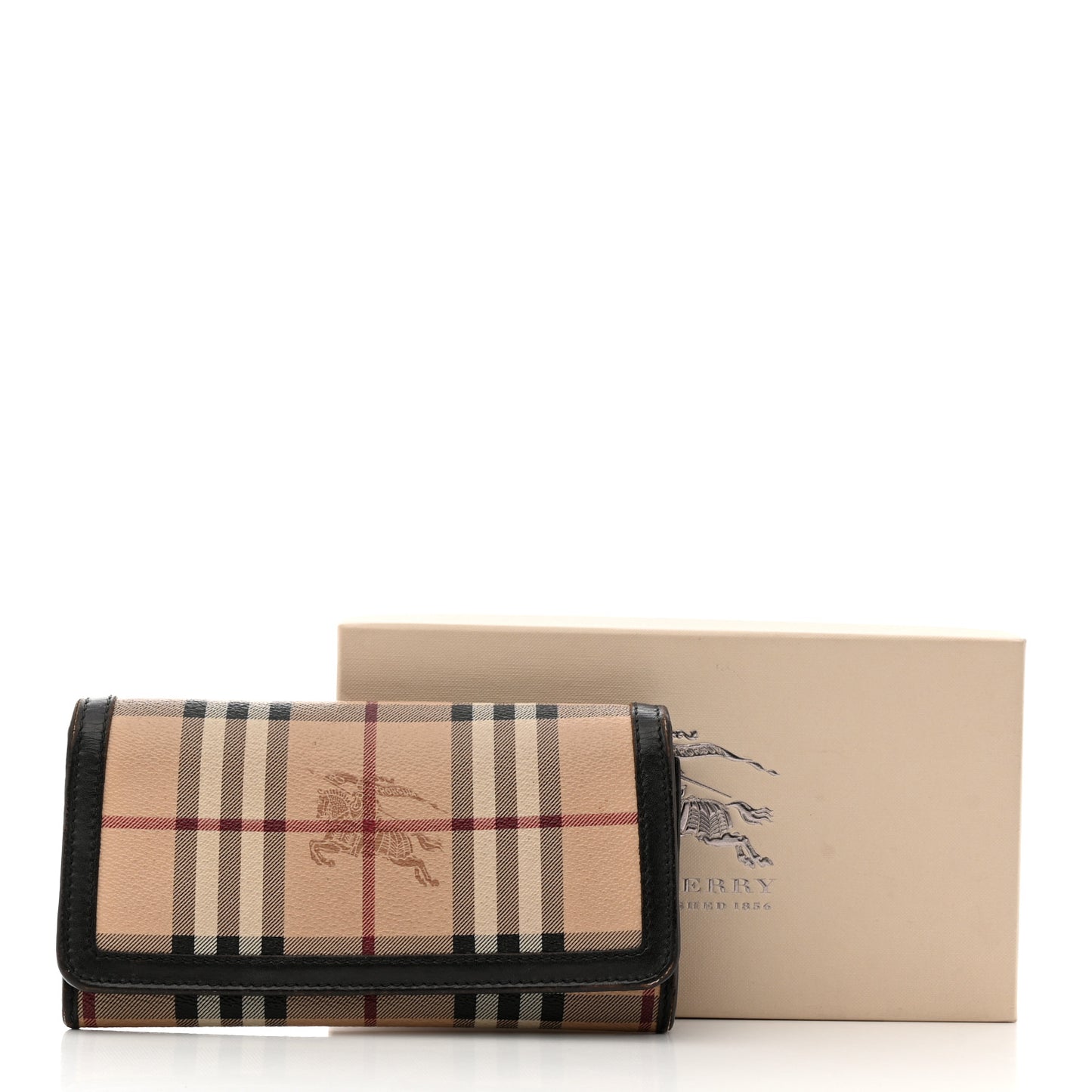 Haymarket Check Penrose Continental Wallet Brown