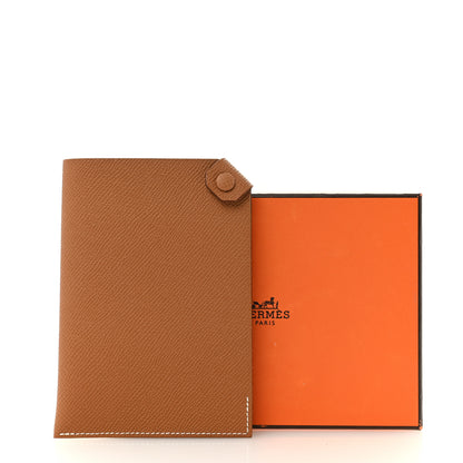 Hermes Epsom Tarmac PM Passport Holder Gold 8 of 8