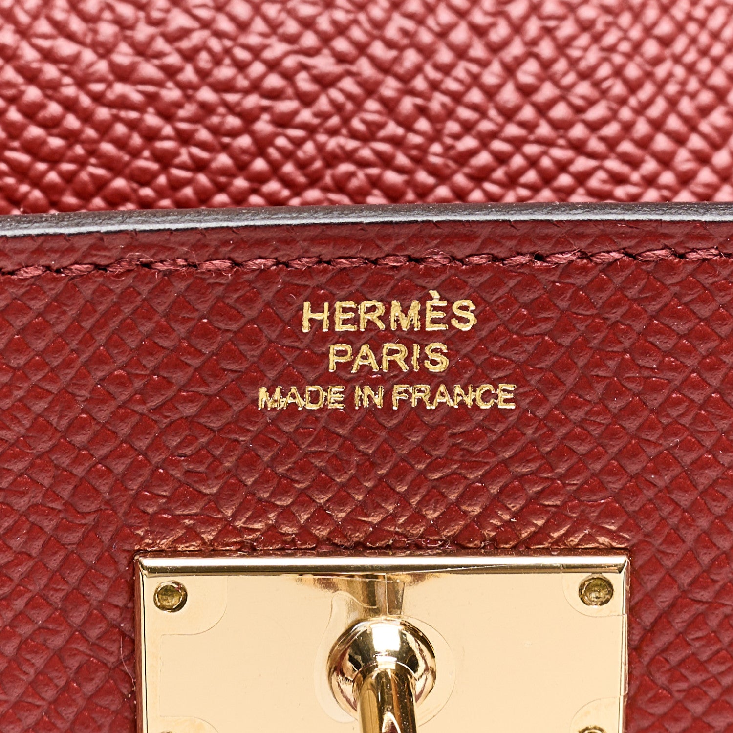 Hermes Epsom Kelly Longue Wallet Rouge Grenat 8 of 13