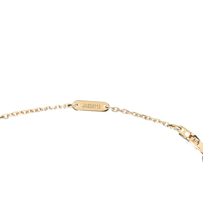 Van Cleef & Arpels 18K Yellow Gold Mother of Pearl Sweet Alhambra Pendant Necklace 6 of 8