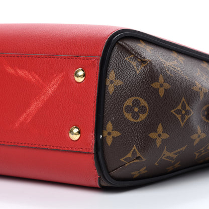 Louis Vuitton Calfskin Monogram Kimono Tote PM Cherry 7 of 11