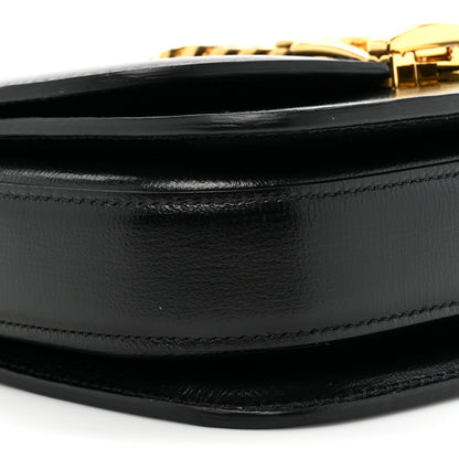 Gucci Azalea Calfskin Mini Sylvie 1969 Flap Messenger Bag Black 9 of 10