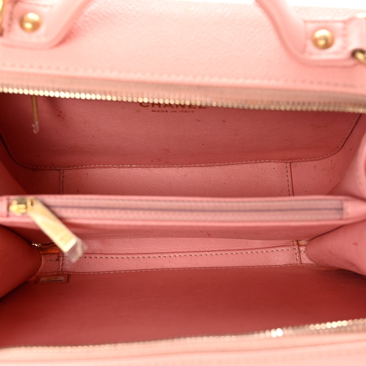 Chanel Caviar Quilted Medium CC Filigree Vanity Case Rose Pink 5 of 12