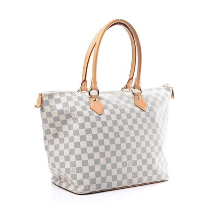 Louis Vuitton Damier Azur Saleya MM 2 of 10