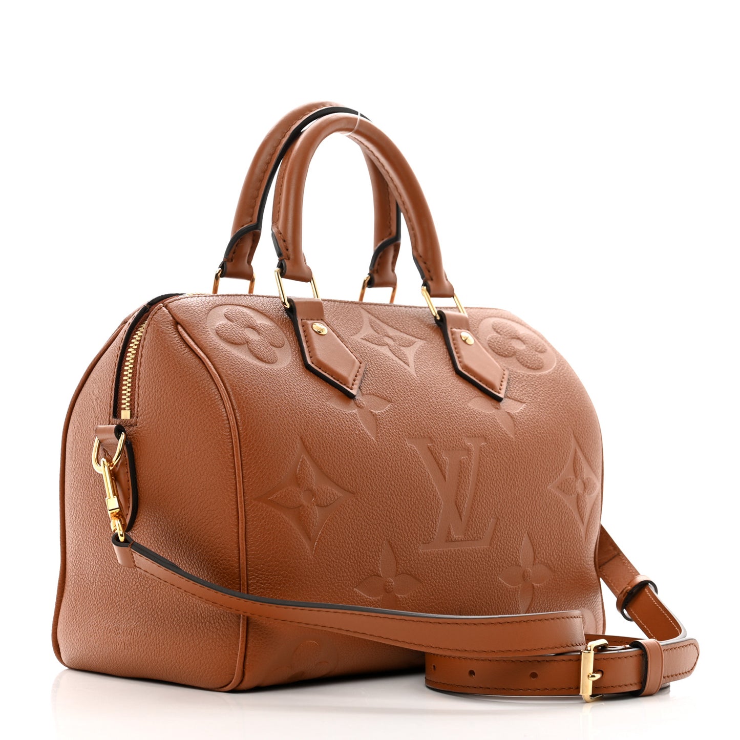 Empreinte Monogram Giant Speedy Bandouliere 25 Cognac