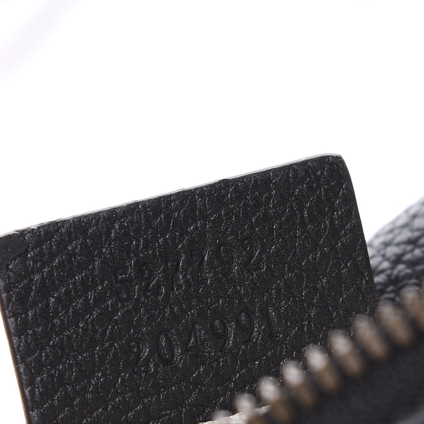 Grained Calfskin Small Logo Belt Bag Black