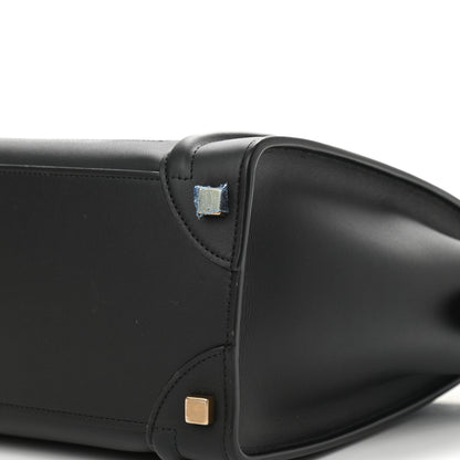 Celine Smooth Calfskin Micro Luggage Black 10 of 12