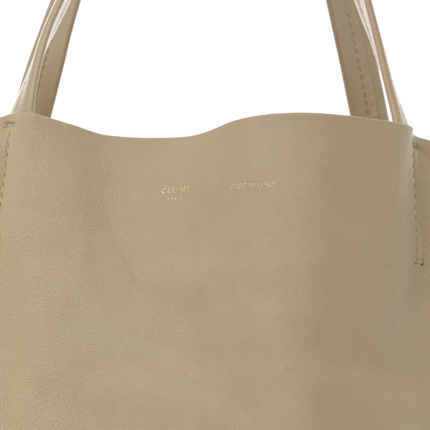 Lambskin Horizontal Cabas Beige