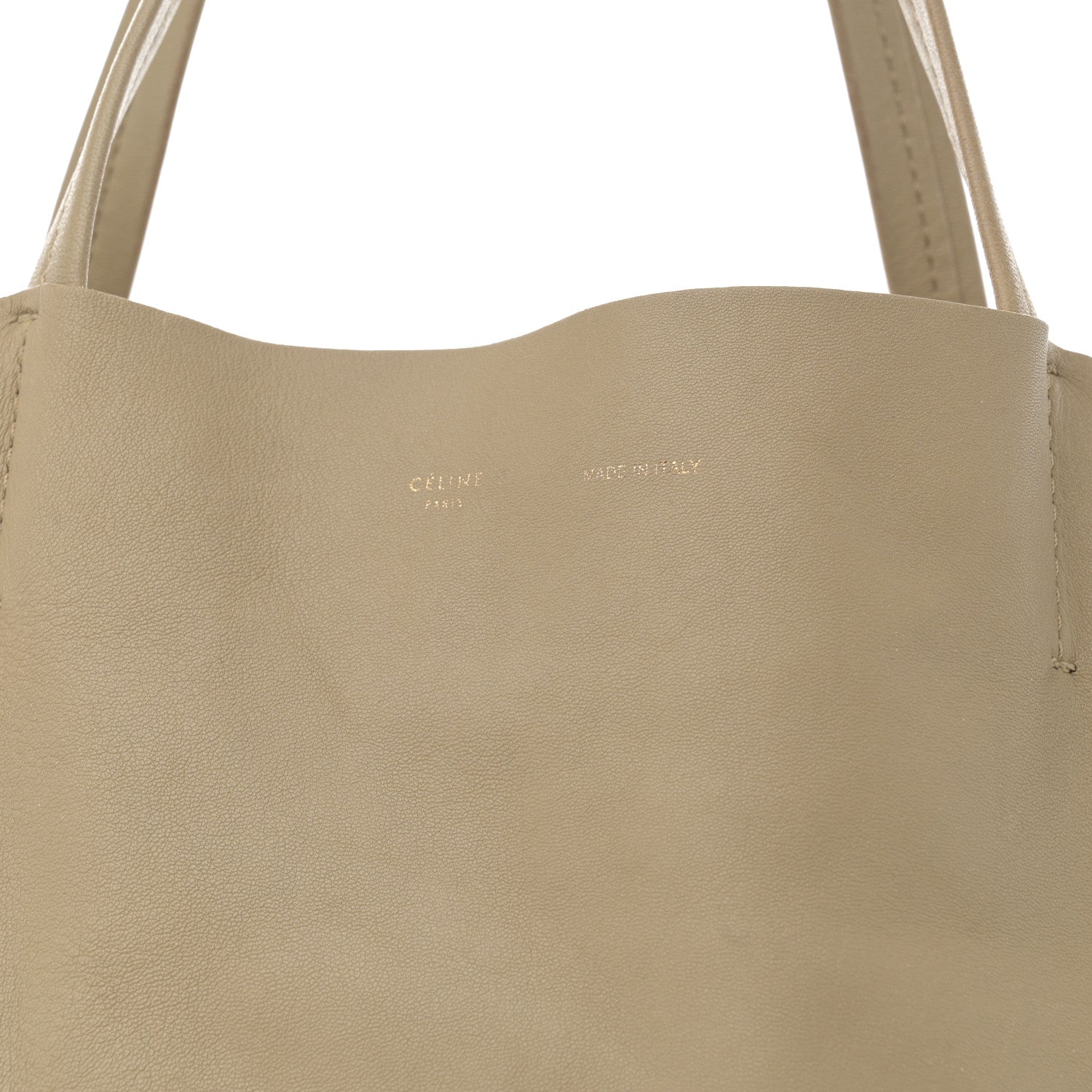 Celine Lambskin Horizontal Cabas Beige 8 of 20
