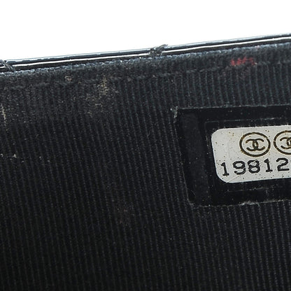 Chanel Patent Quilted Small Flap Wallet Black 8 of 11