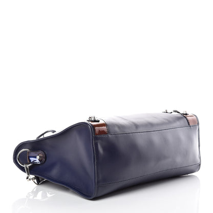 Balenciaga Smooth Calfskin Metallic Patent Giant 12 Silver Hardware City Ultraviolet 4 of 14