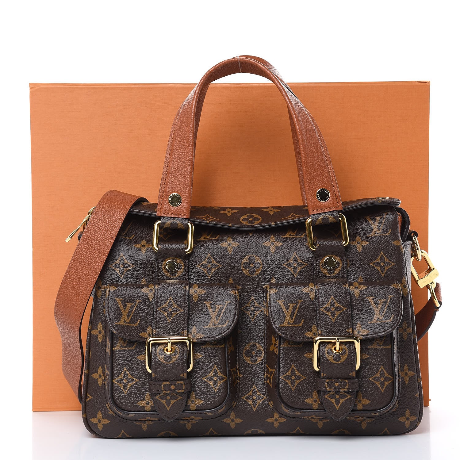 Louis Vuitton Monogram Manhattan NM Caramel 10 of 10