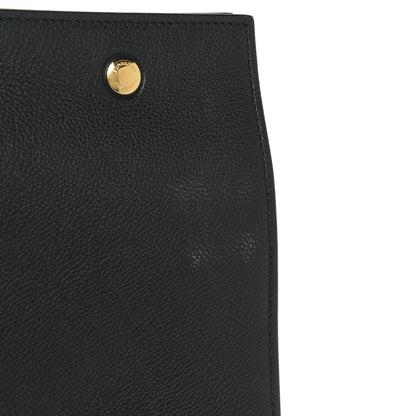 Burberry Grainy Calfskin Large Title Bag Black 14 of 14
