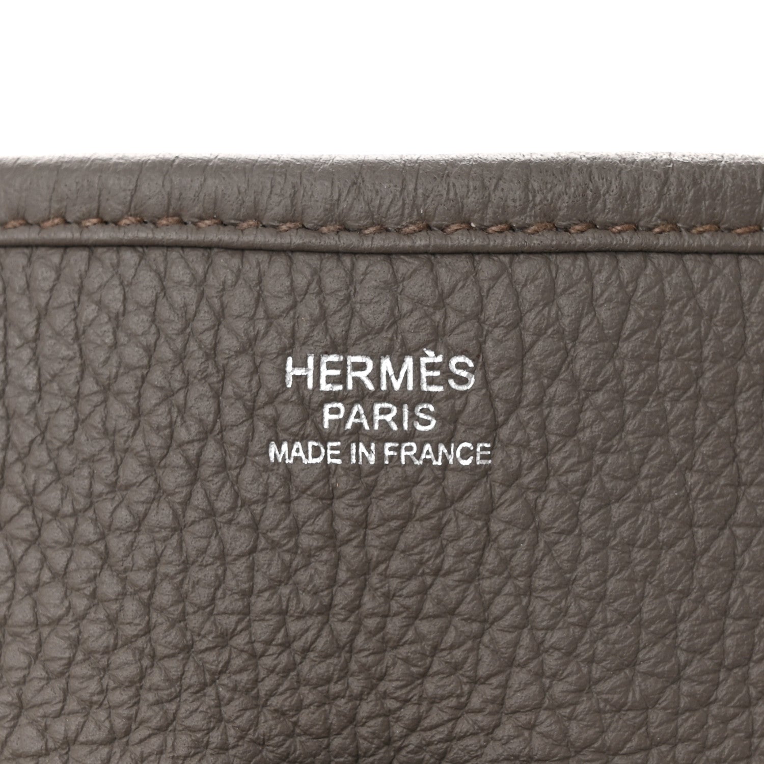 Hermes Taurillon Clemence Evelyne III PM Etain 6 of 10