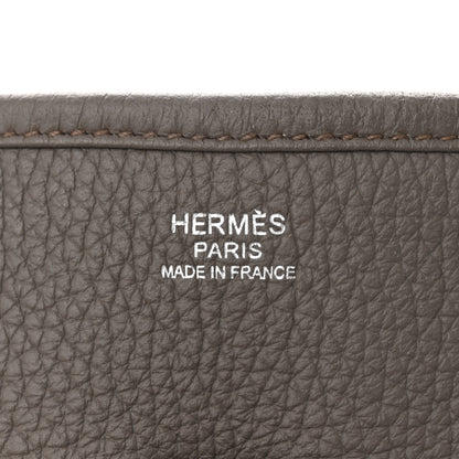 Hermes Taurillon Clemence Evelyne III PM Etain 6 of 10