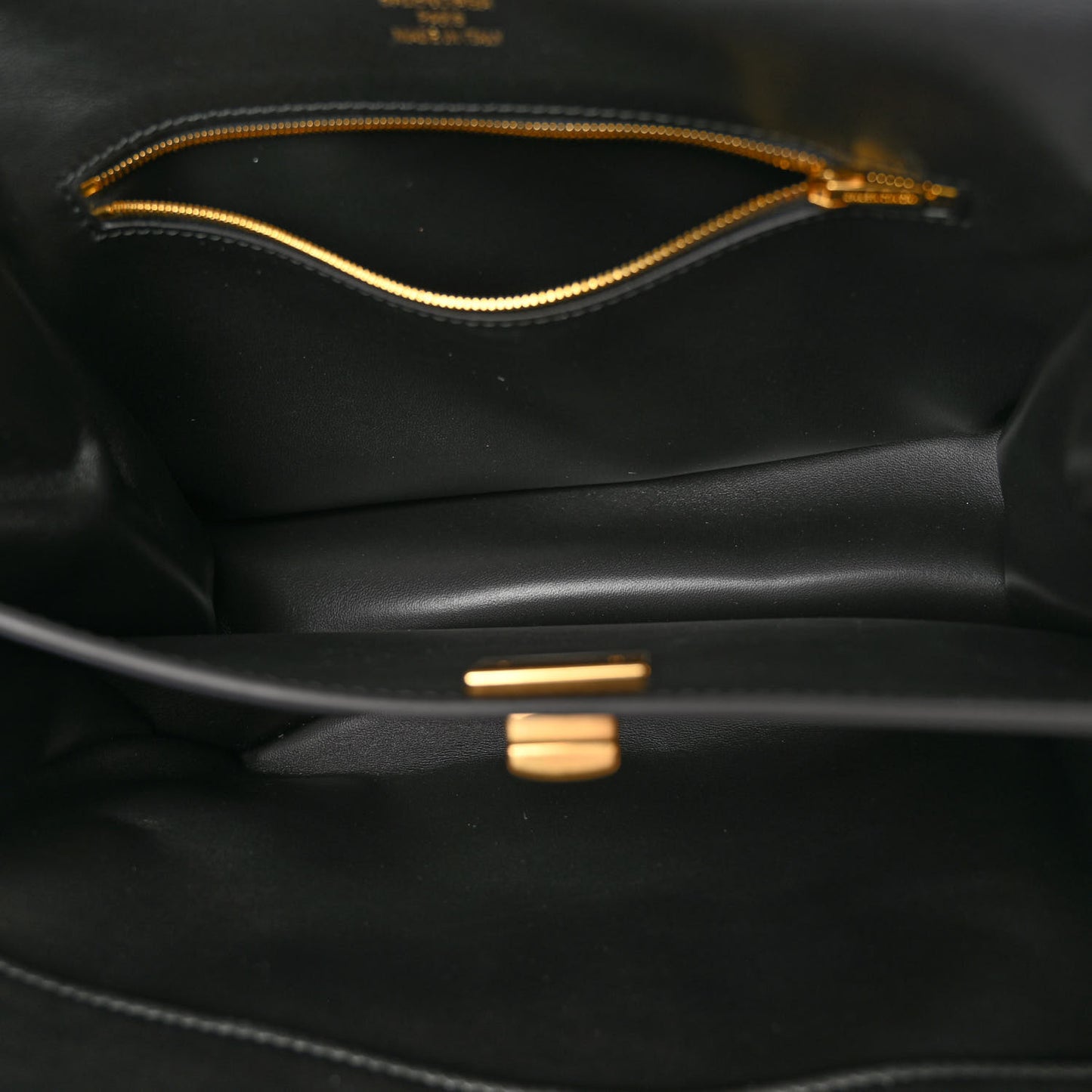 Natural Smooth Calfskin Small Rodeo Top Handle Handbag Black
