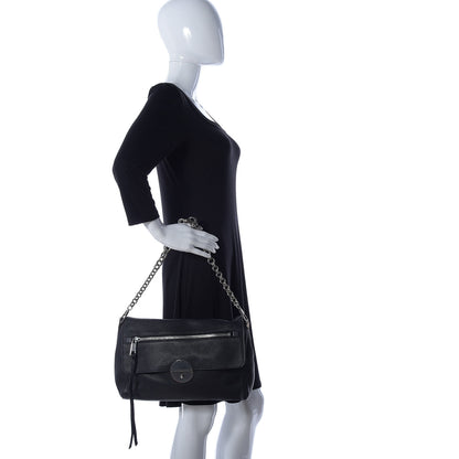 Marc Jacobs Pebbled Calfskin Shoulder Bag Black 2 of 14