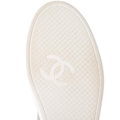 Chanel Suede Calfskin Womens Sneakers 39.5 Grey 13 of 22