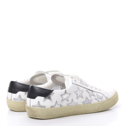 Saint Laurent Nappa Star Court Sneakers 36.5 Off White 4 of 12